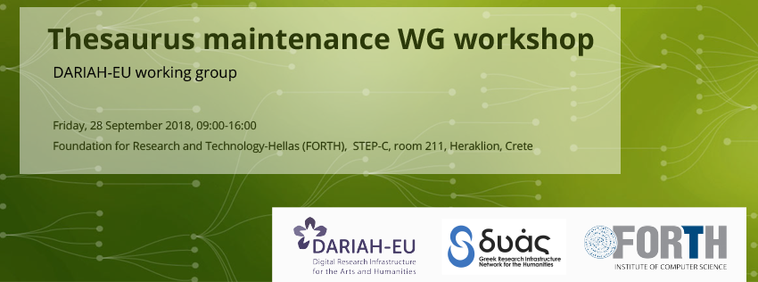 Thesaurus maintenance WG workshop